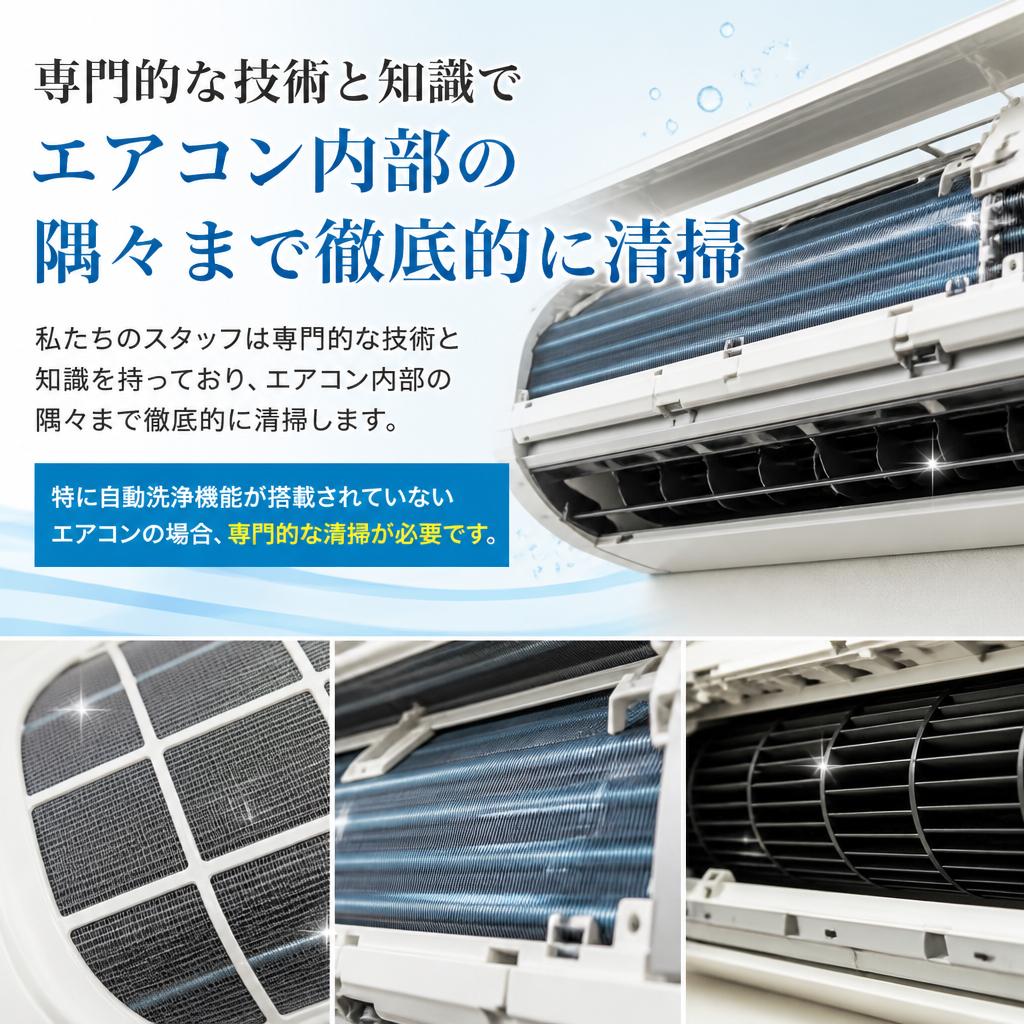 プロの技術で徹底清掃