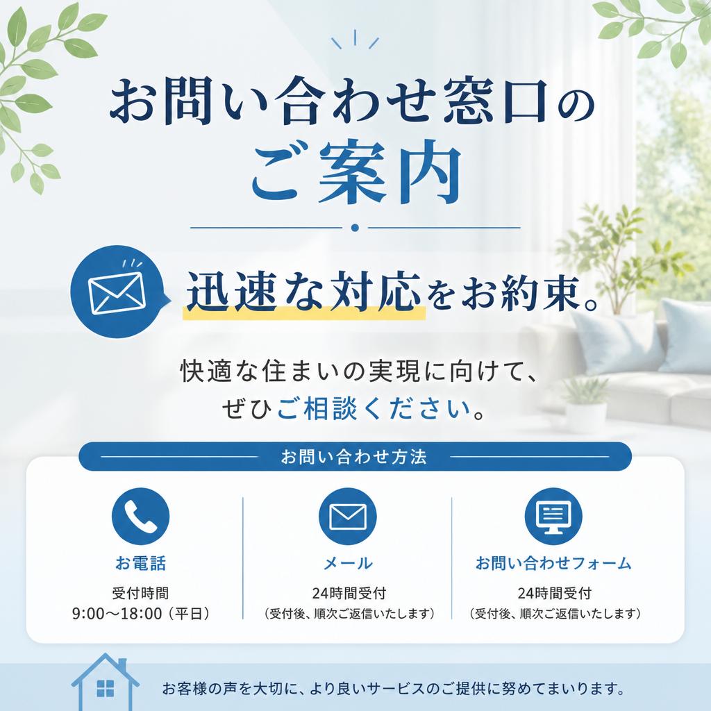 今すぐお問い合わせを！